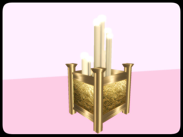 [AE] Wedding Store - Candle Planter Gold