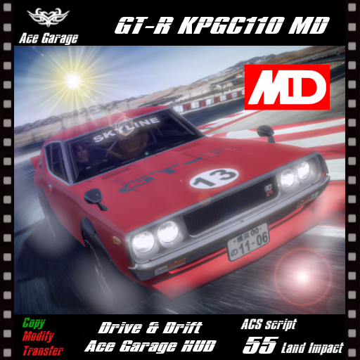 [A.G] SKYLINE GT-R KPGC110 MD