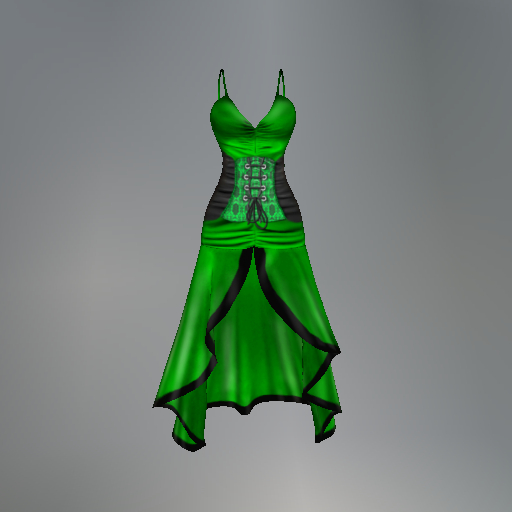 Irish Corset Ruched Slink Dress
