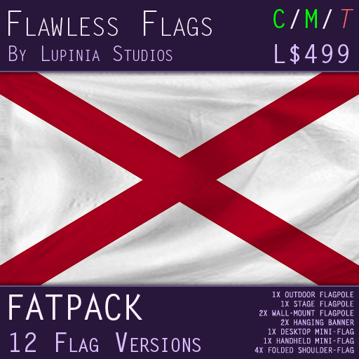 Alabama, USA Flag (Fatpack, 12 Versions)