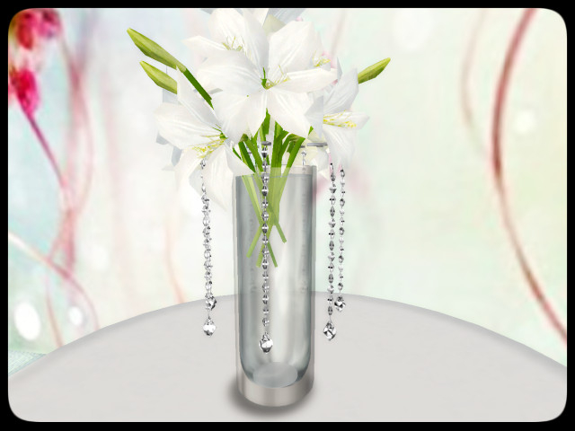 [AE] Wedding Store - Amour Lilies Centerpiece  White