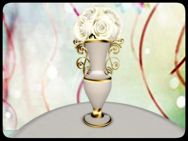 [AE] Wedding Store- Timeless Rose Vase White