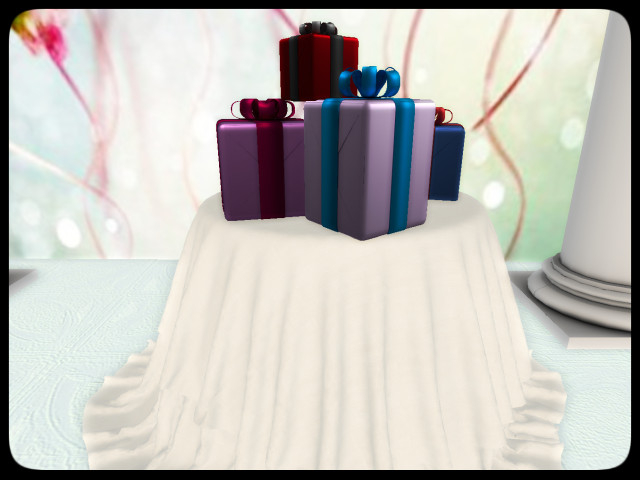 [AE] Wedding Store - Linden Gift Table Round A