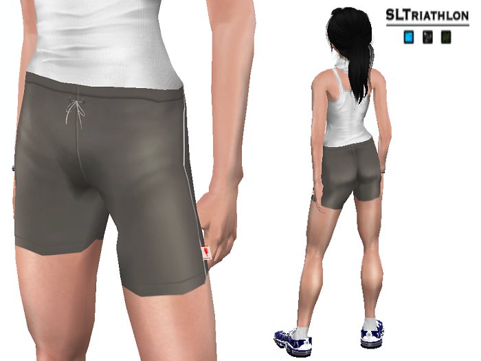 SL Triathlon Marathon Shorts Grey