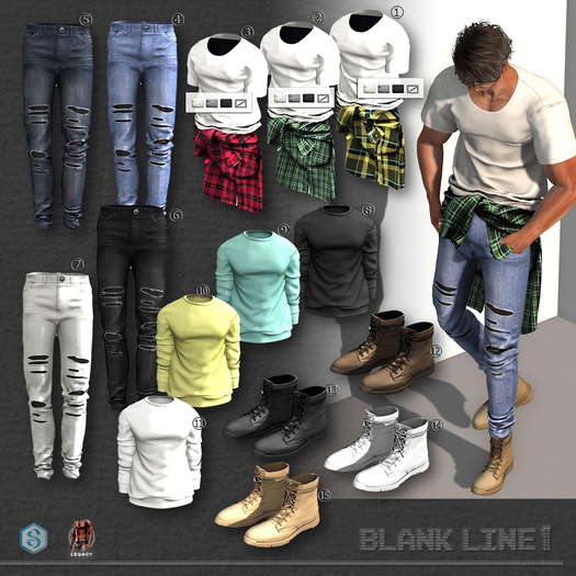 04-BL Spring in the air  (Jeans) [Light]Gianni