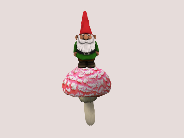 Dwarf on Mushroom