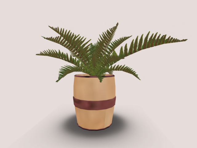Barrel with Mesh plant :))