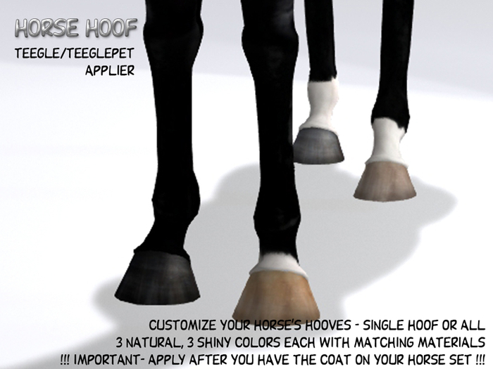 Gift! ME_Teegle applier Horse Hoof