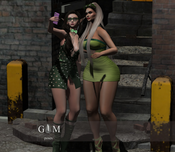 +gemposes+ - St.-Patrick selfie - [ADD-HUD] -