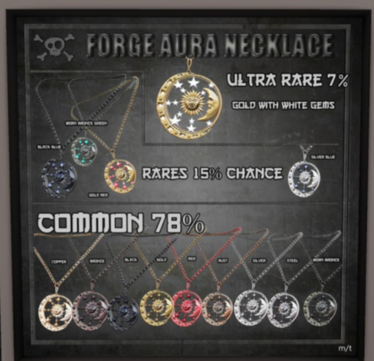 [The Forge] Aura Necklace wBronze RARE -BBOX