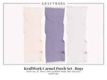 KraftWork Carmel Porch Set . Rugs (Add Me)