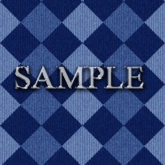 Zoy Texture [ DIAMOND KNIT 14 ] Seamless - Blue