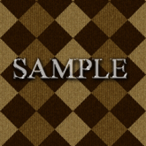 Zoy Texture [ DIAMOND KNIT 14 ] Seamless - Brown
