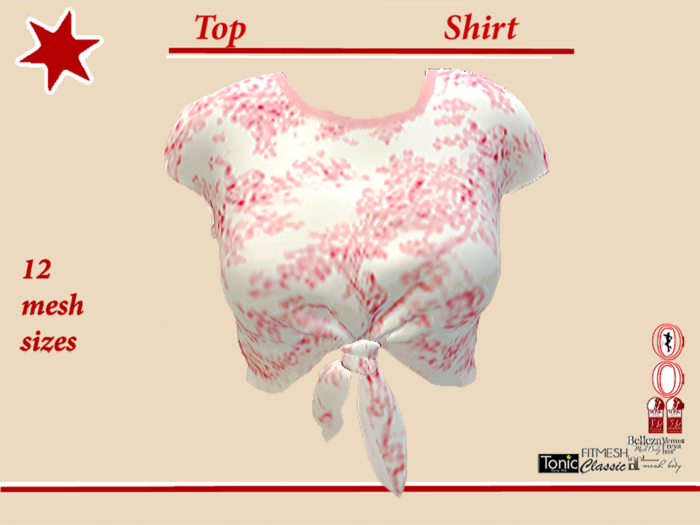 Top Toile pink