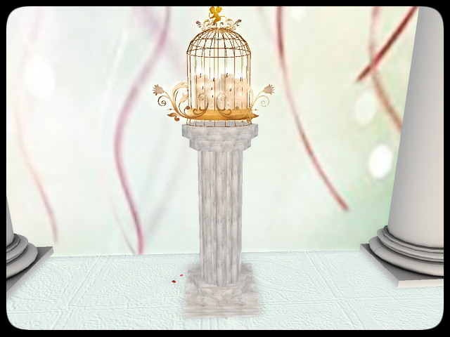 [AE] Wedding Store - Candle Bunch in Gilded Cage