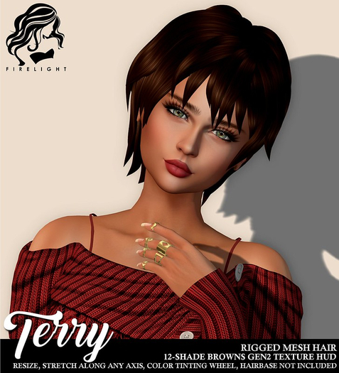 !!Firelight!! Terry Unisex Browns