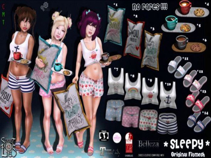 *SL* Sleepy Top & Pant - Sweet Lies Original Box 8 COMMON