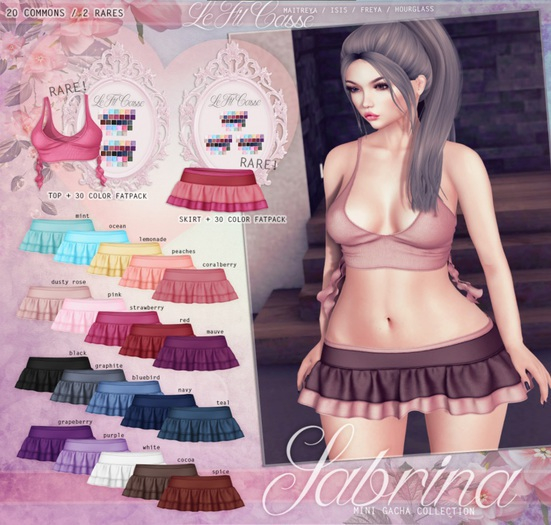 {le fil casse} Sabrina Skirt Maitreya Dusty Rose