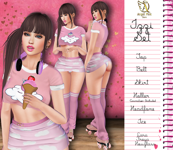 {AP}Izzi Set Lara,Freya,Houglass