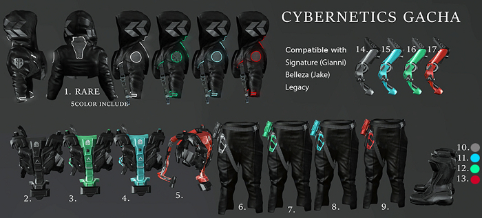 12.::GB:: Cybernetics Boots / L.Green (belleza)