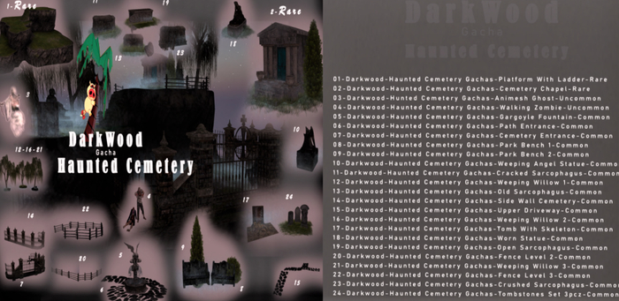 07-Darkwood-Haunted Cemetery Gachas-Cemetery Entrance-Common