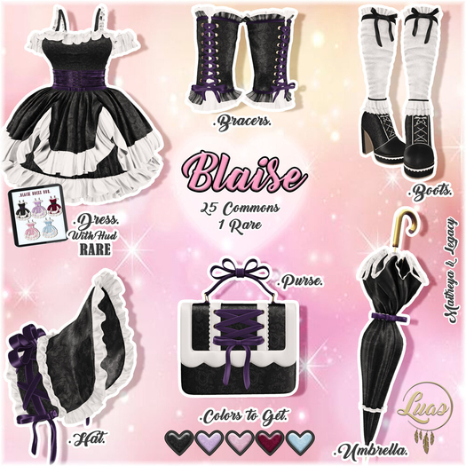 Luas Blaise Umbrella Lilac