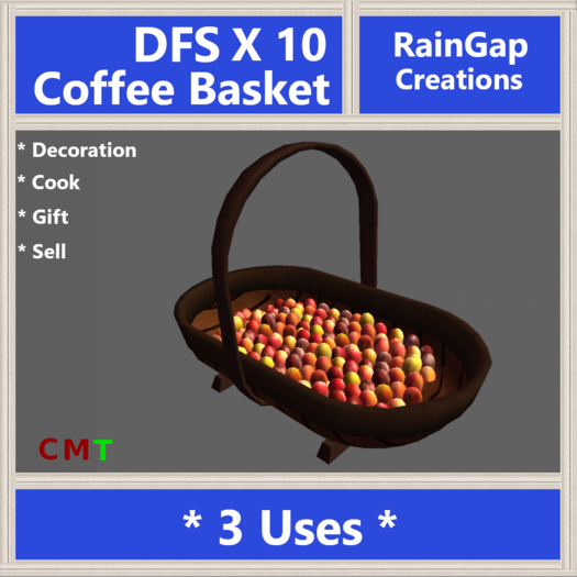 DFS COFFEE BASKET X 10
