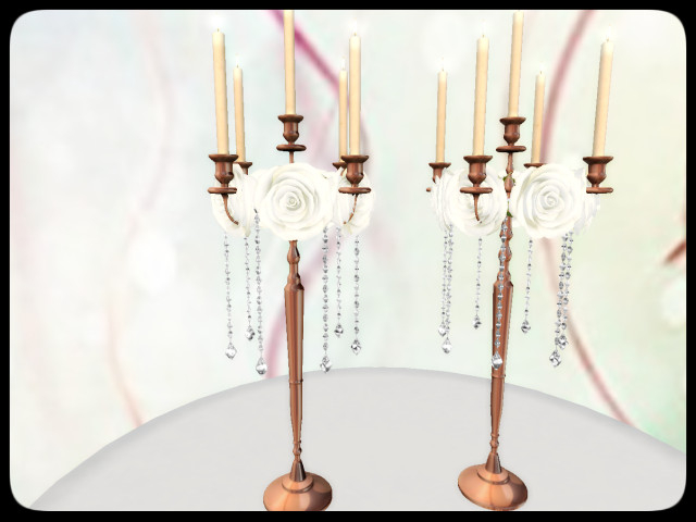 [AE] Wedding Store- Timeless Table Candelabra  Copper