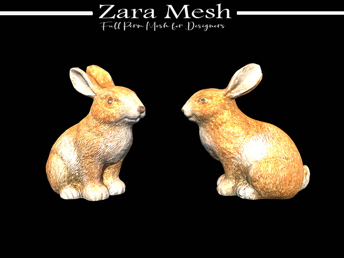 Zara Mesh - Rabbit Figurine - FULL PERM MESH
