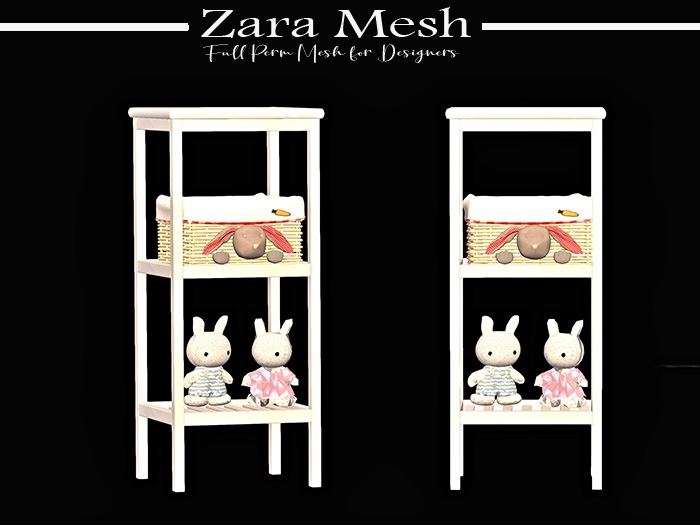 Zara Mesh - Rabbit Basket Set - FULL PERM MESH