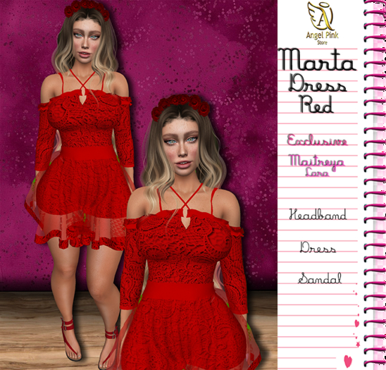 {AP}Marta Set Red Maitreya
