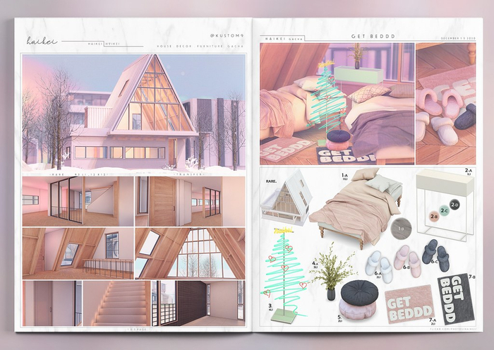 :HAIKEI: GET BEDDD / GACHA / RARE 1