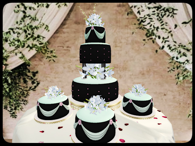 [AE] Wedding Store - Layers of Love Wedding Cake Noir 