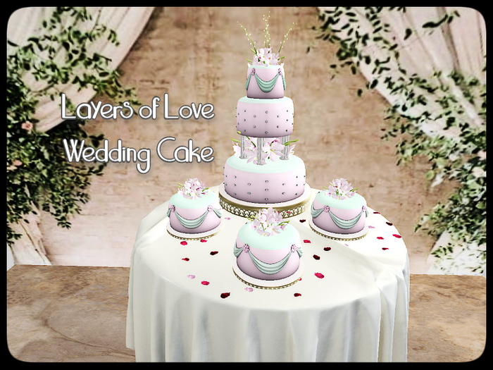 [AE] Wedding Store - Layers of Love Wedding Cake (Pink)