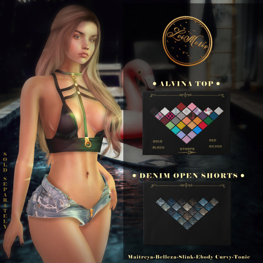 ~[LeiMotiv] DEMO Denim Open shorts //ADD ME