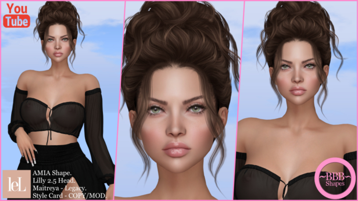 ~BBB~ AMIA Shape - LeL - Lilly 2.5 Head