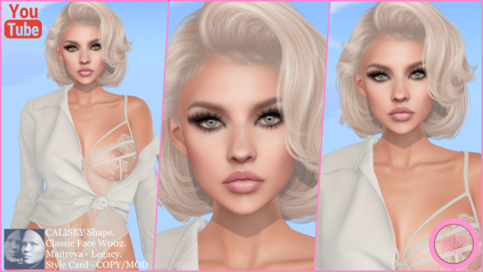 ~BBB~ CALISEY Shape - GENUS - Classic Face W002