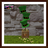 St Patrick - Decor with Hats and Coins
