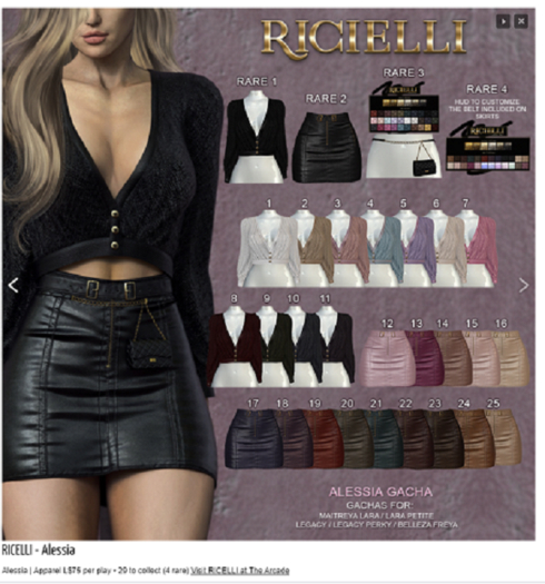 Ricielli - Alessia Gacha (M.Lara) 4 RARE