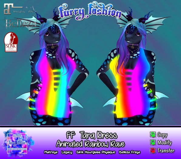 ~FF~ Tara Dress RainbowRave