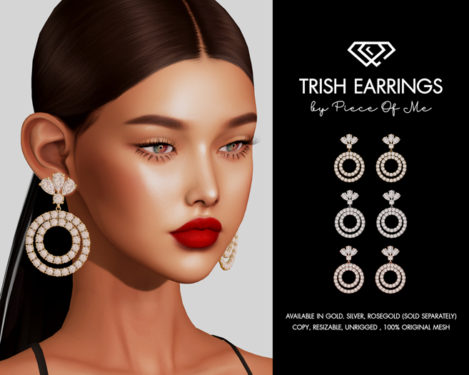[POM] Trish Earrings (Fatpack)