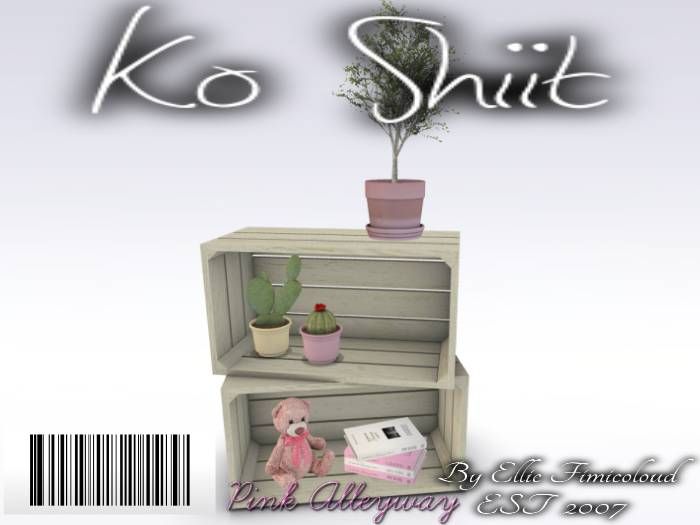 [KO SHIIT] Crate Shelf