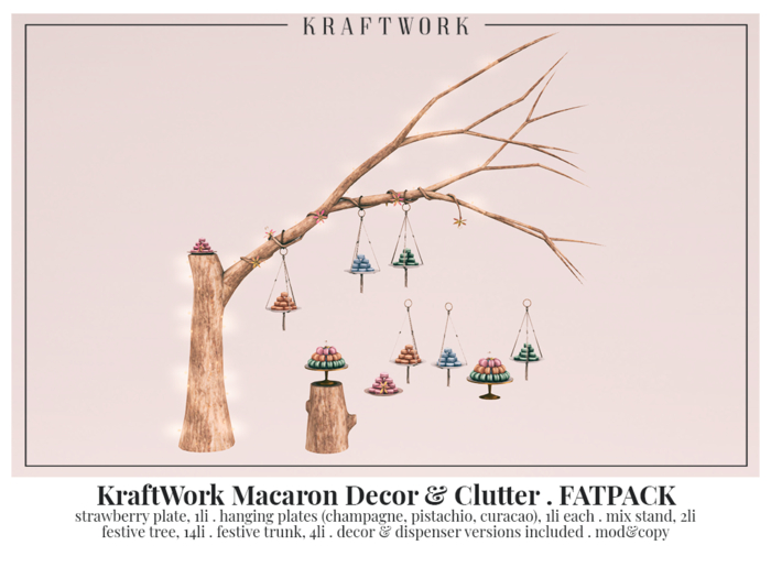 KraftWork Macaron Clutter&Decor . FATPACK (Add Me)
