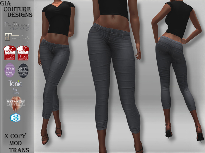 "GCD" Leah Denim Capri Pants 7