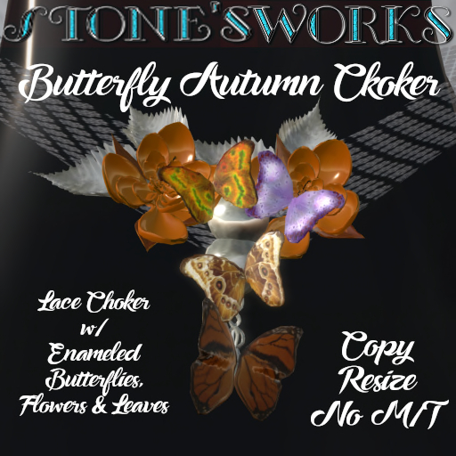 Butterfly Lace Choker Stone's Works