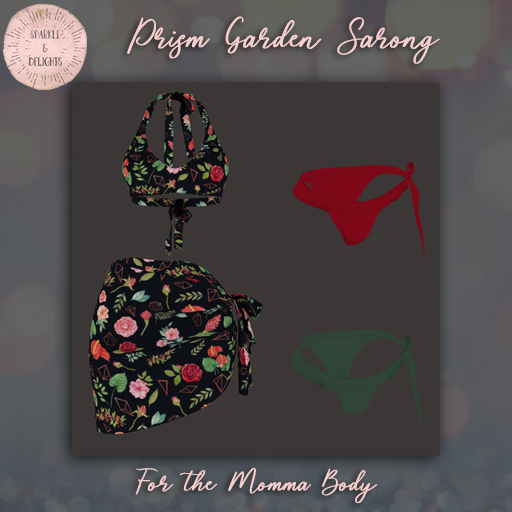 S&D Sarong Prism Garden