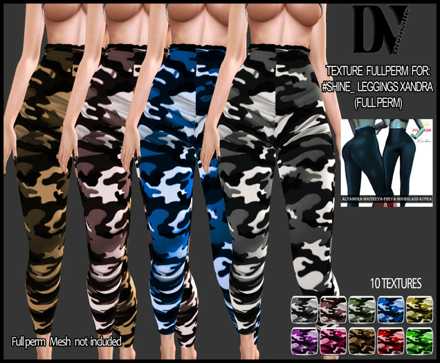 DV- #SHINE_  LEGGINGS XANDRA - TEXTURES