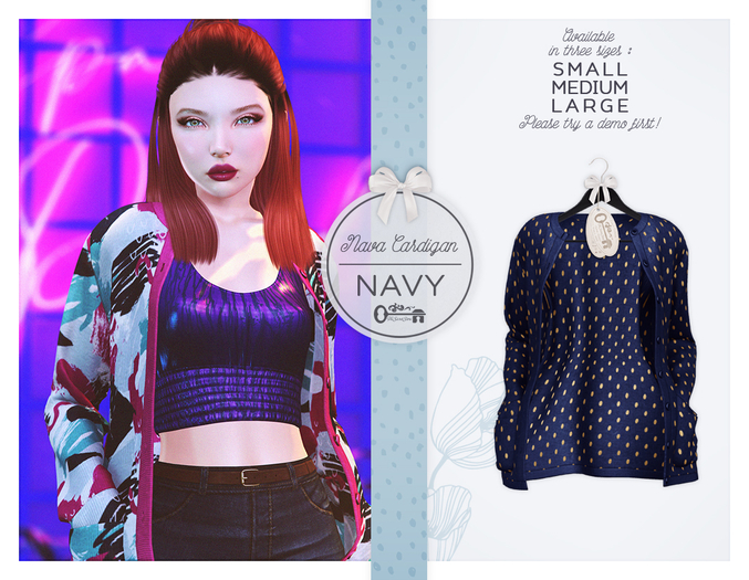 The Secret Store - Nava Cardigan - Navy