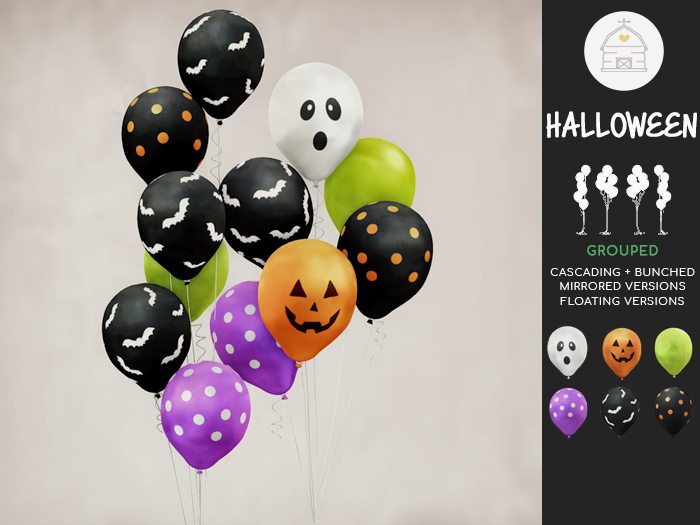 hive // grouped balloons . halloween