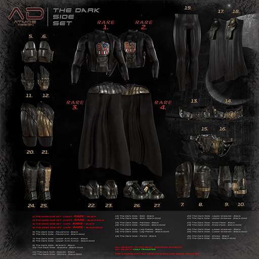 [AD] -  RARE - The Dark Side - CAPE - Belleza - Black